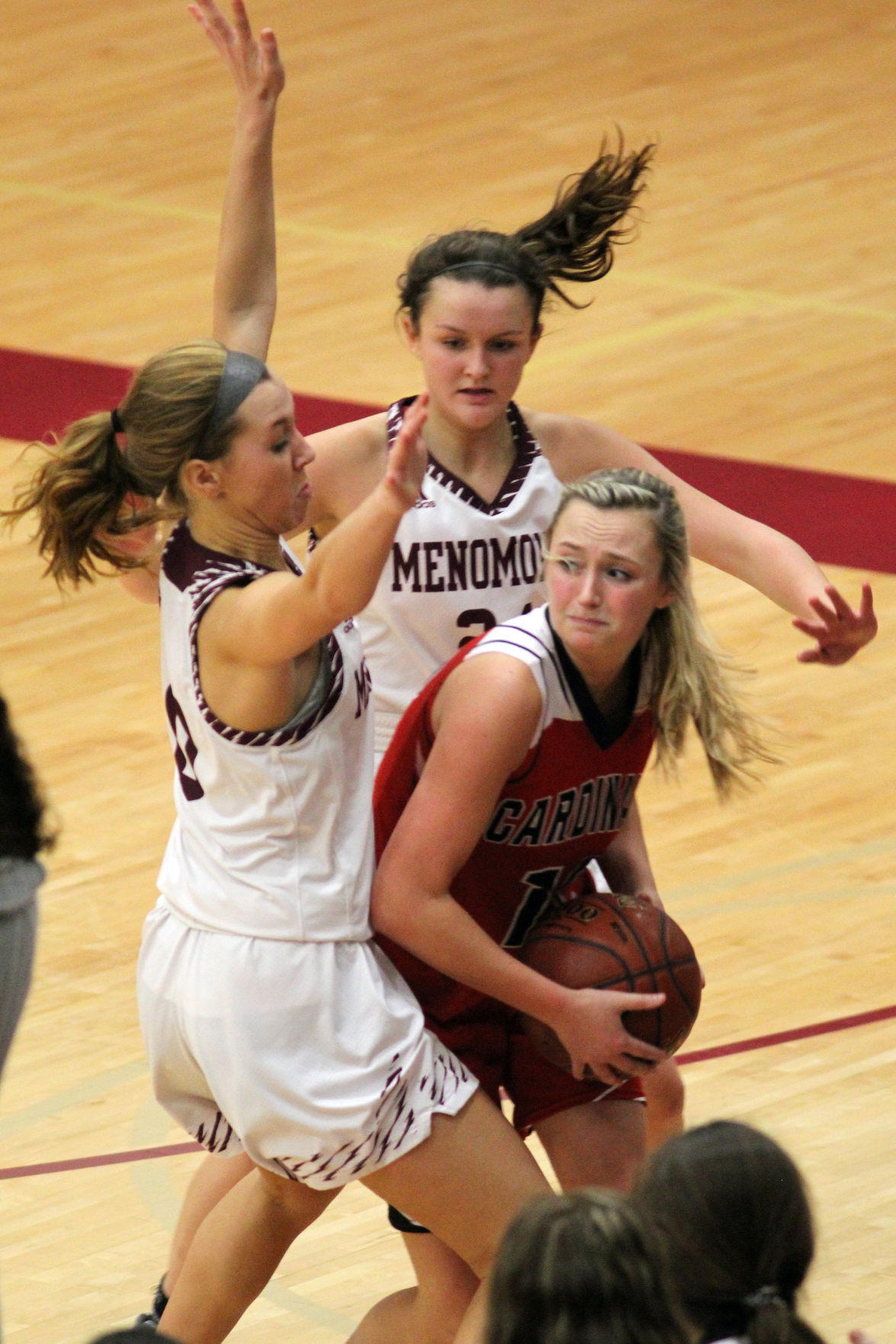 Chippewa Falls at Menomonie girls basketball 12-6-19